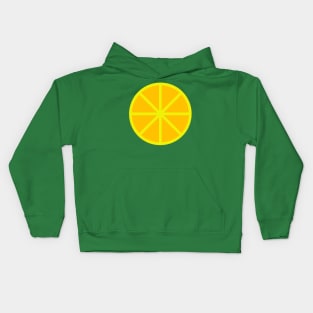 Citrus Lemon Slice Kids Hoodie